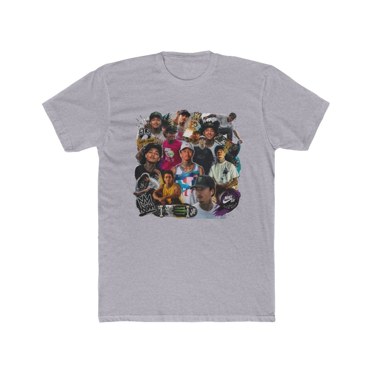Nyjah Huston Photo Collage T Shirt - alternate angle 4, merchandise
