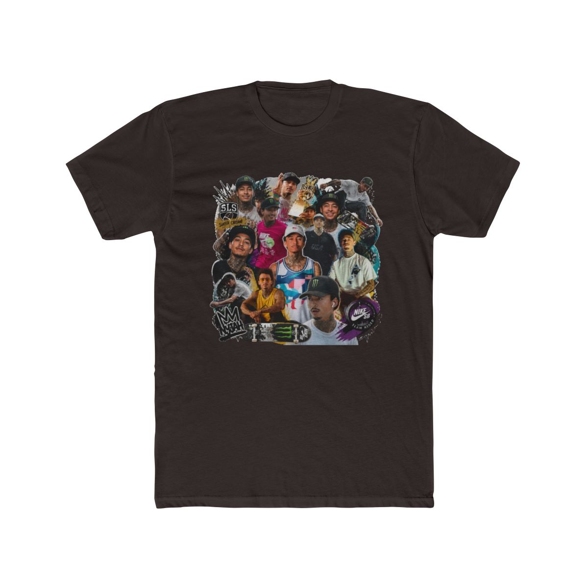 Nyjah Huston Photo Collage T Shirt - alternate angle 2, merchandise