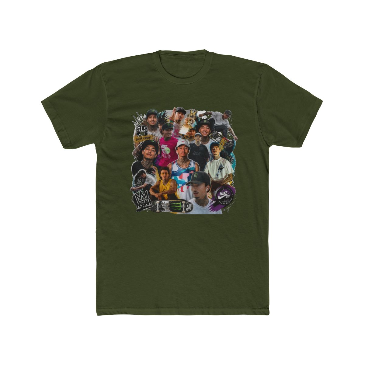 Nyjah Huston Photo Collage T Shirt - alternate angle 5, merchandise